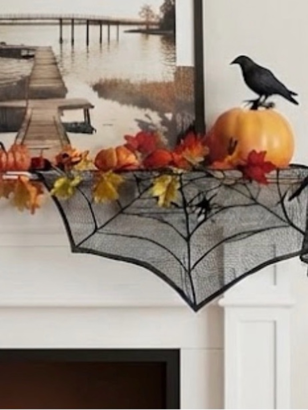 Spider Web ⚜️🕷️⚜️ Lace Decor with Spiders